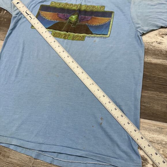 Vintage 70s 1978 Grateful Dead Egypt Alton Kelley Mens M Single Stitch Band Tee - Picture 6 of 9